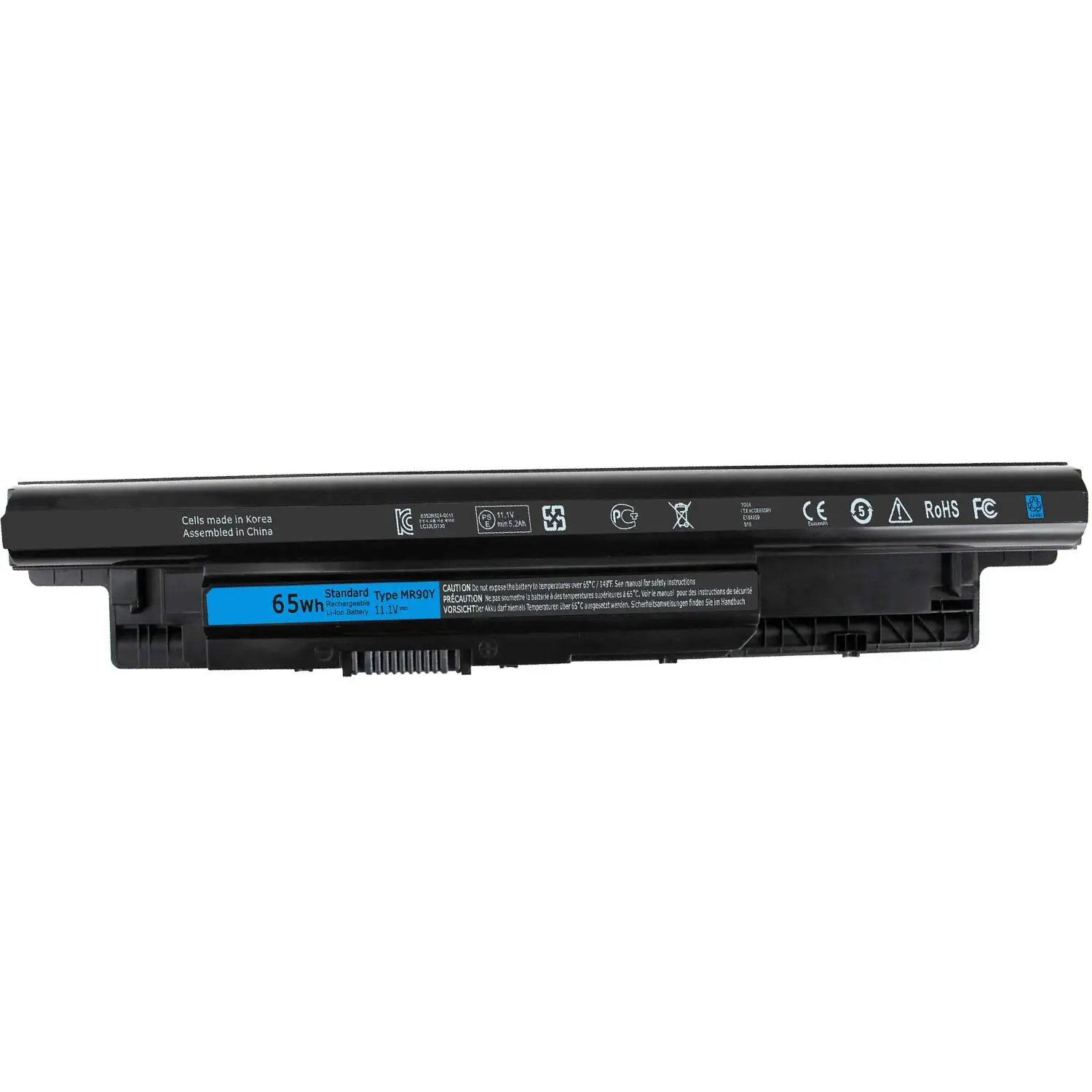 แบตเตอรี่แล็ปท็อป MR90Y 65WH สำหรับ Dell Inspiron 15-3521 15-3531 15-3537 15-3542 15-3543 15R-5521 17-3721 17-3737 14R-5421 17r-5737