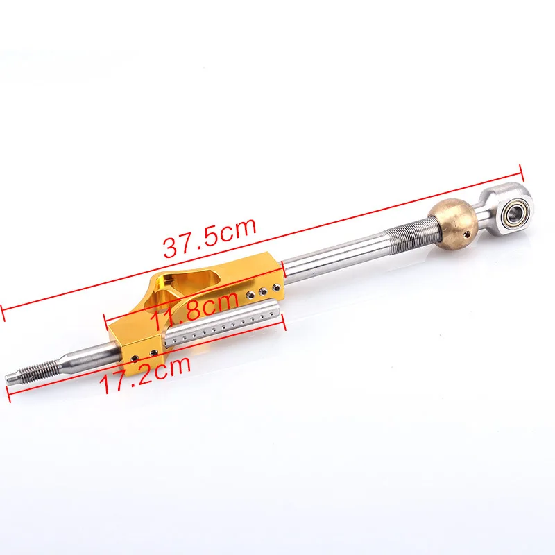 Adjustable Aluminum Height Dual Bend Short Shifter For Honda EK EG Racing modification With Logo