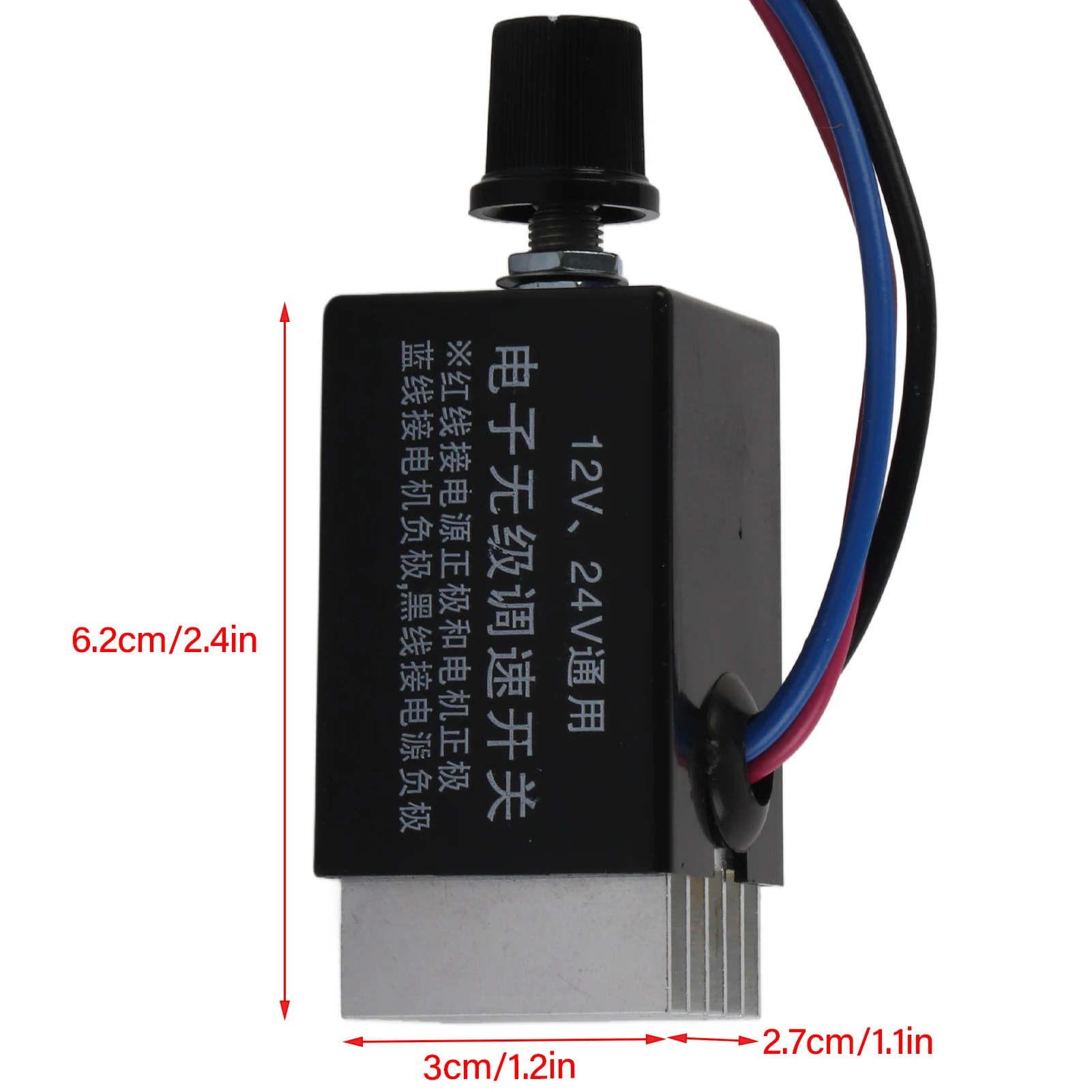 Speed Regulator Universal DC 12V/24V Motor Speed Controller Switch For Car Truck Fan Heater Control Fan Heater Speed Controller