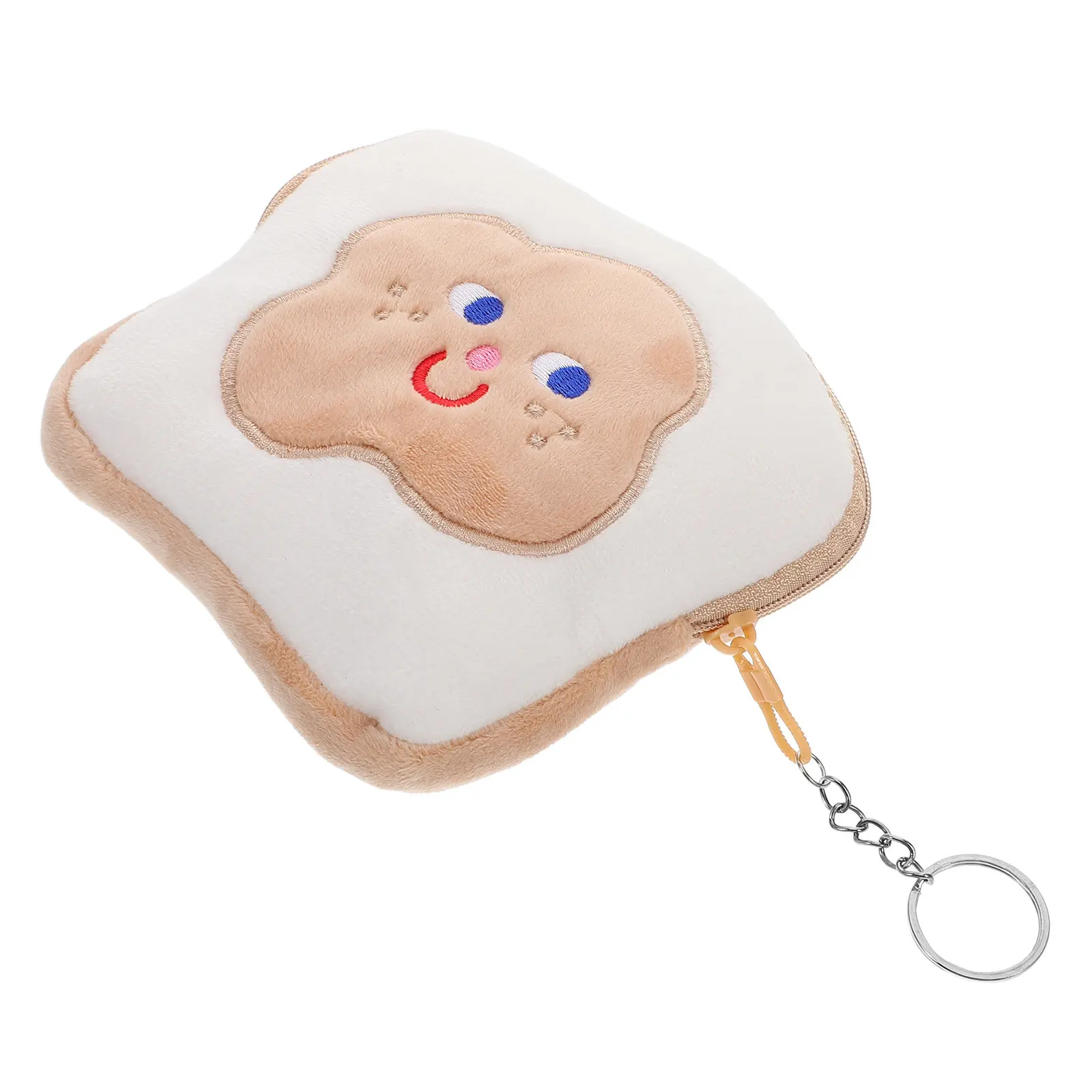 Stylish Mini Coin Wallet Cute Cartoon Design Soft Fabric Change Purse for Women Girls Everyday Use Travel Shopping Gym Quick