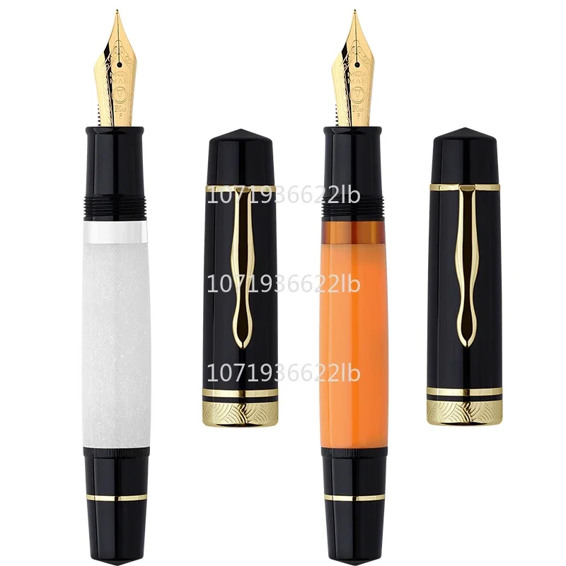 New Sale Majohn P139 Resin Fountain Pen #6 EF/F/M Hand Polished Nib Piston System Large Capacity Writing Business Gift Pen Set