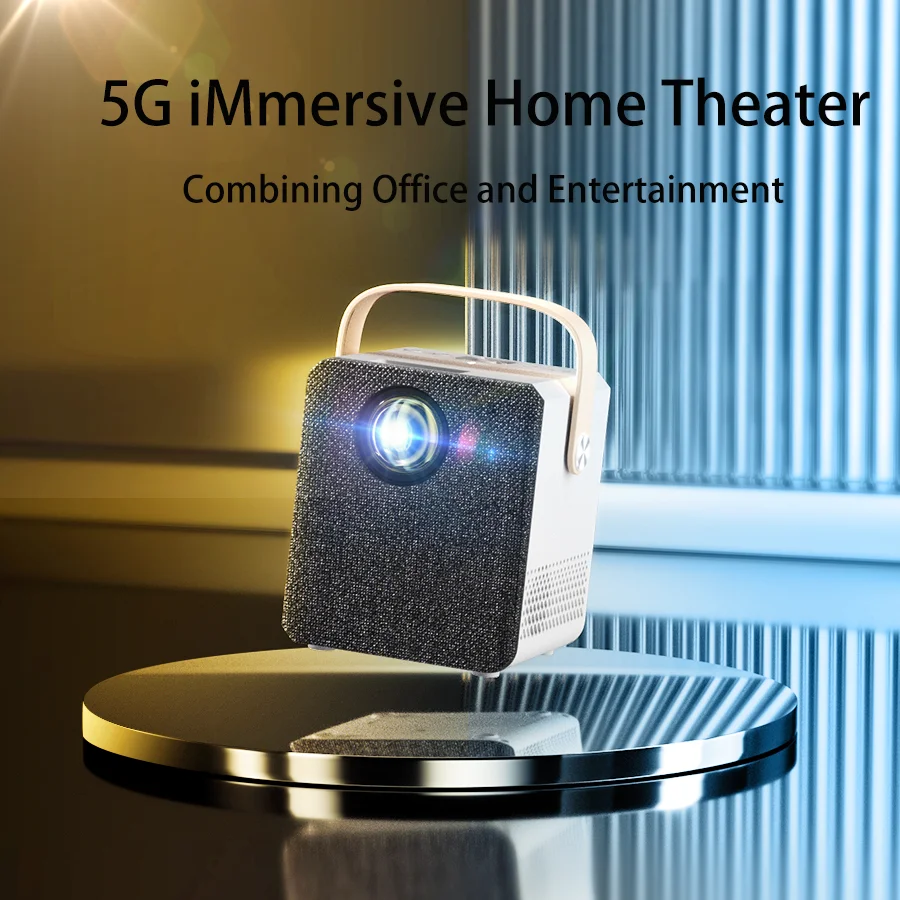 4k ultra high definition projector with built-in Android system WiFi connection to mobile phone small and portable outdoor