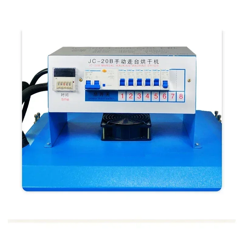 

220v Electric Manual Walking Table Dryer 53X60CM Small Table Drying Equipment for Garment Factory Running Table Dryer for Printi