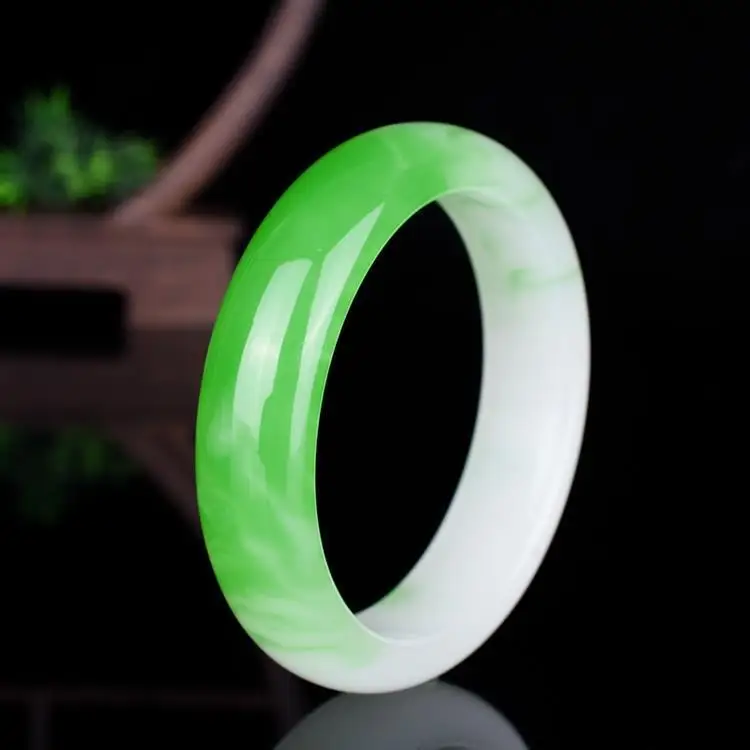 

Нефритовый браслет из цветной ленты, браслет из цветочного нефрита