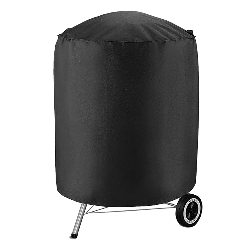 Waterproof BBQ Anti-Dust Outdoor Heavy Duty Charbroil Grill Cover Rain Protective Barbecue Grill Cover Black Barbecue Cover