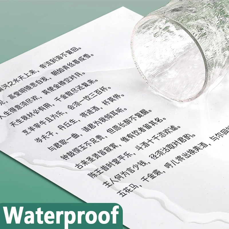 ديلي هلام القلم 0.35 مللي متر امتحان محدد الصحافة نوع إبرة أنبوب التجفيف السريع الأسود توقيع دفتر مكتب دراسة لوازم مكتبية #5