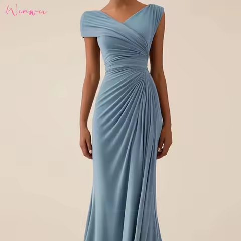 2025 V-Neck Prom Dress Wedding Party Dress Custom Made Luxury Prom Dresses Robes De Cocktail Evening Dress Mermaid Prom Gown