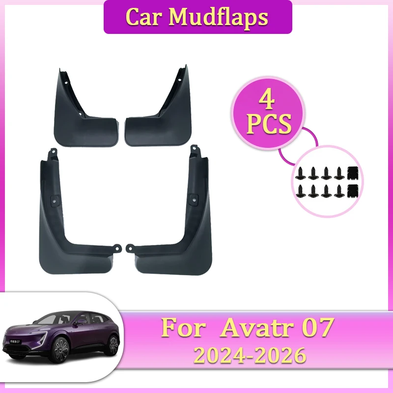 

Car Mudguards Parts For Avatr 07 2024 2025 2026 Front Rear Wheel Mudguards Mudflap Fender Flare Cover Guard Auto Mud Accessories