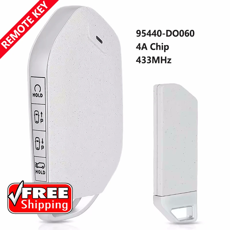 DIYKEY PN: 95440-DO060 Smart Remote Key FOB 8 Buttons Keyless Go FOB 4A 433MHz for Kia EV9 2024 2025