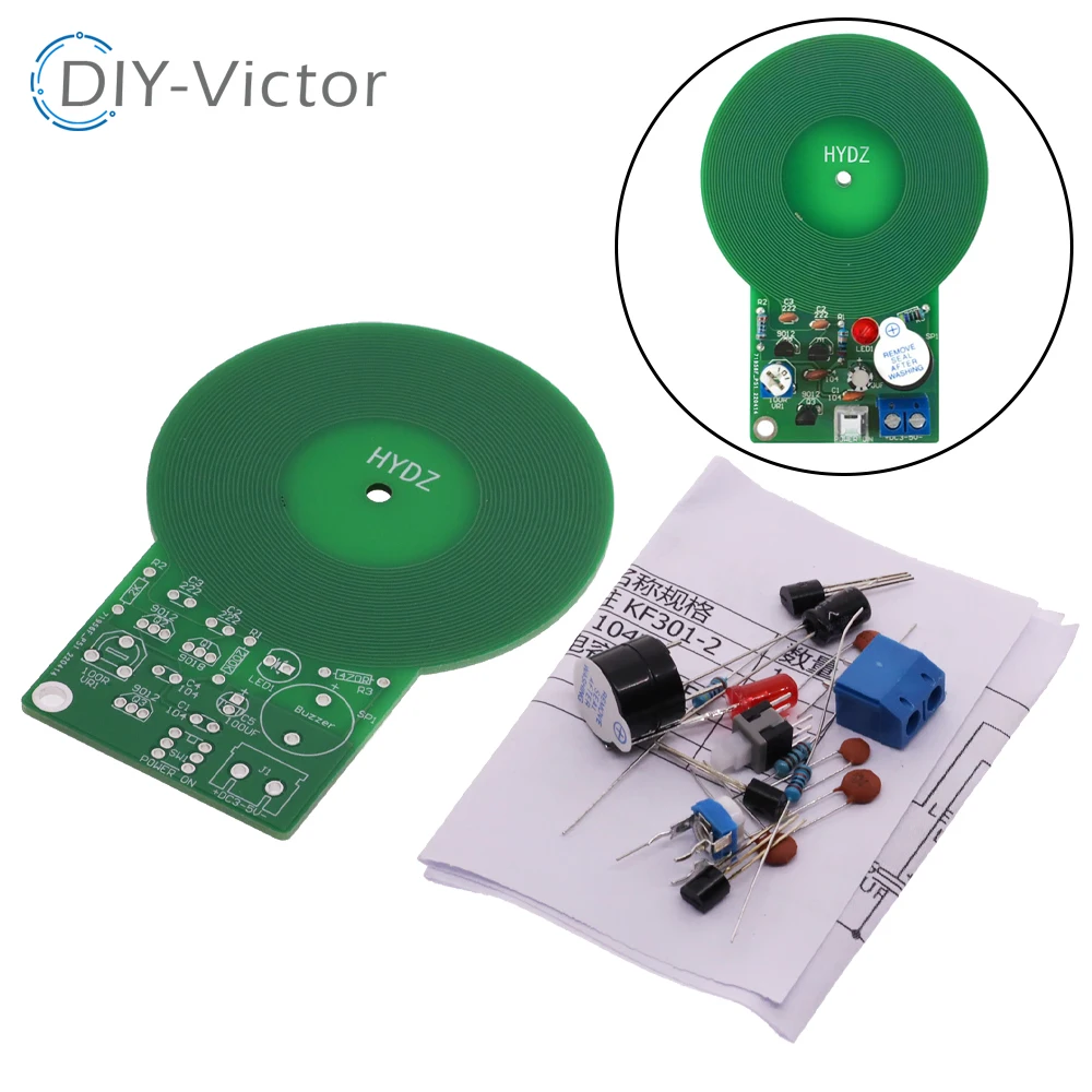 MDS-60 DIY Kit Metal Detector Electronic Kit DC 3V-5V 60mm Non-contact Sensor Board Module DIY Electronic Part Metal Detector