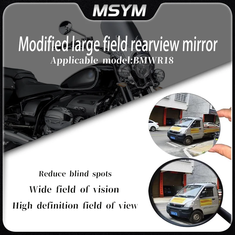 

Motorcycle Accessories Convex Mirror Increase Rearview Mirrors Side Mirror View Vision Lens For BMW R18 R 18 r18 r 18