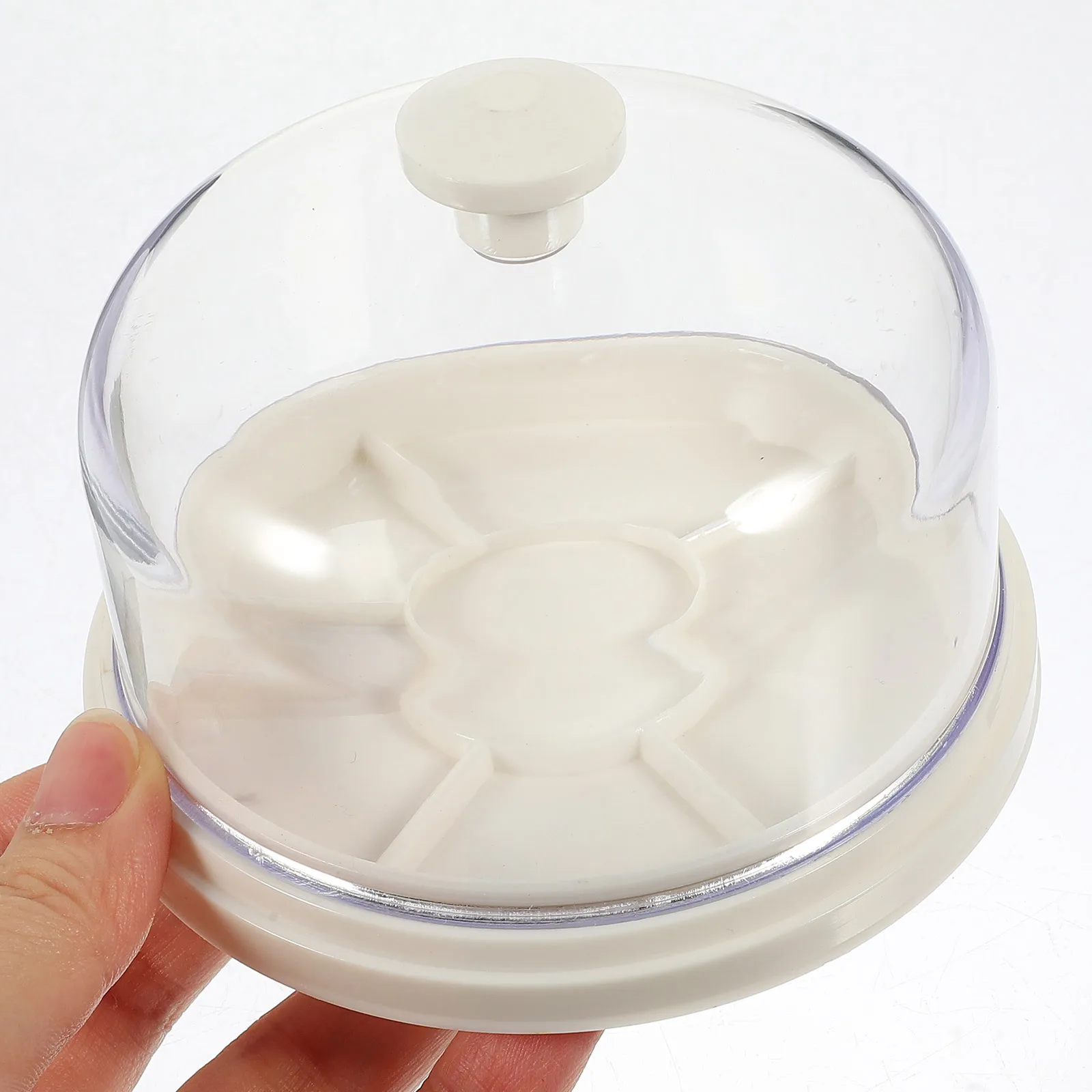 

6 Compartments Watch Repair Dust Cover Plastic Movement Protective Tray for Watchmakers Maintenance Tool Watch Repair Cover