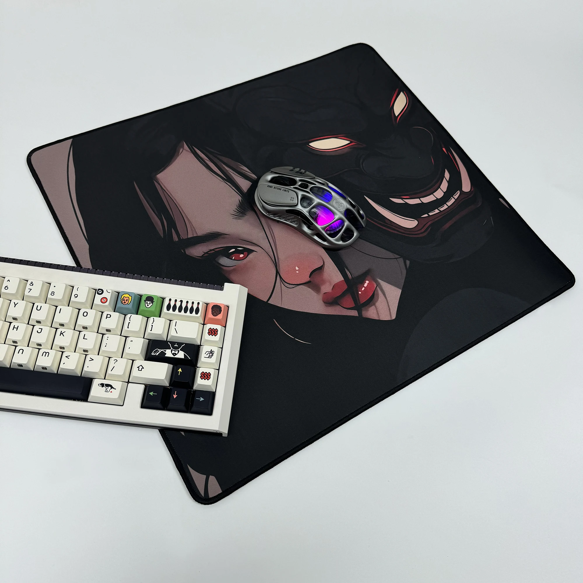 45x40 см игровой коврик для мыши с ультратонкой поверхностью, маска для девочек, скоростной коврик для мыши, геймерский коврик для киберспорта, игровой профессиональный настольный коврик премиум-класса