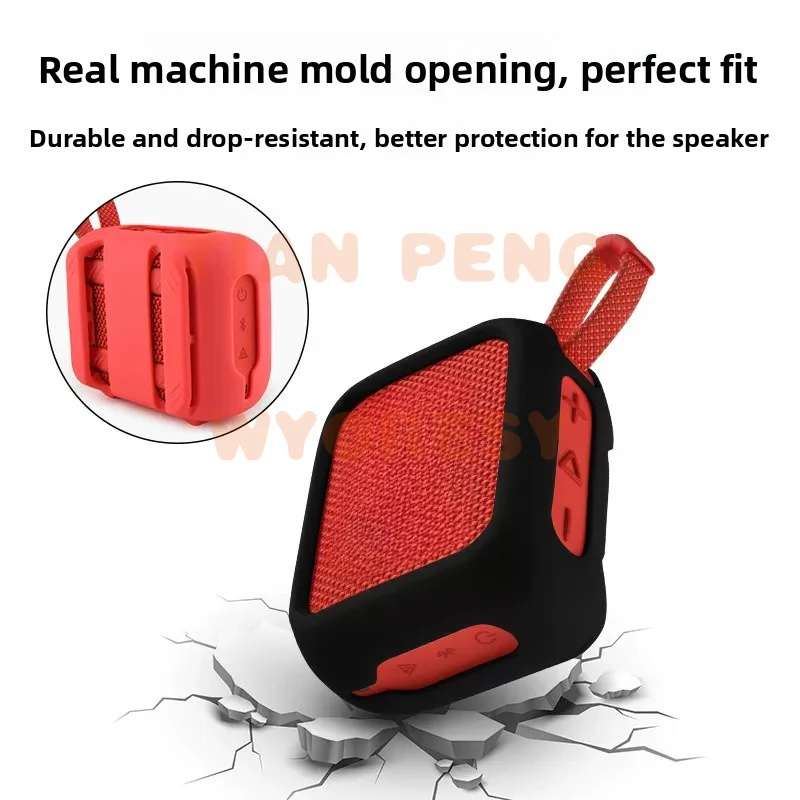 WYORESY premium shockproof EVA storage case for JBL GO4 4th speaker buffers drop impact and protects mini device