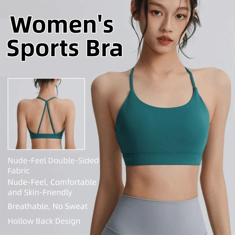 

Support Bra Seamless Women's Sports Bra Breathable Durable Fashion Yoga Tops with Chest Pad Reusable Fitness Gym Bra Gym