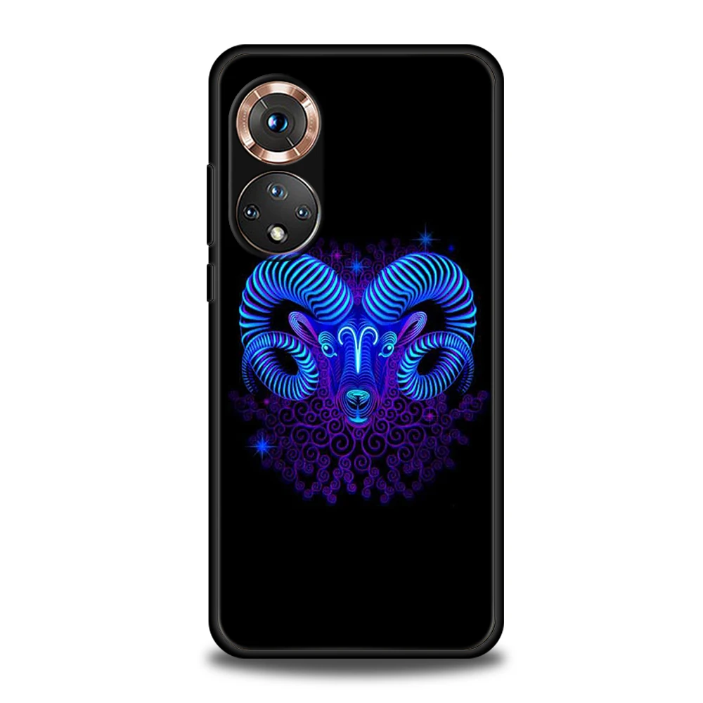 Zodiac Sign Phone Case For Honor 50 10i 20i Pro Cover Bag For Honor 20 20S 10 9 8A 8S 8X 7A 5.7inch 7X Silicone Shell Fundas Bag