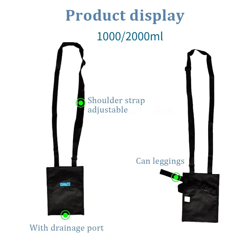 [3SIZES]Urinary Drainage Bag Waist Backpack Bile Drainage Bag Ostomy Bag Catheterization Bag Cover Urine Storage Bag Nursing Bag