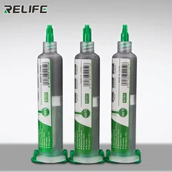 RELIFE RL-403 10CC Syringe BGA Solder Paste Flux 183°C Sn63/Pb67 20-38um for Mobile Phone Motherboard Repair Welding Fluxes