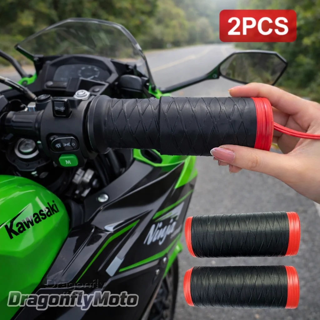 

Motorcycle Silicone Handlebar Cover For KAWASAKI NINJA400 Z400 NINJA 400 Z 400 2018-2024 2025 Self Shrinking Non-Slip Motorcycle