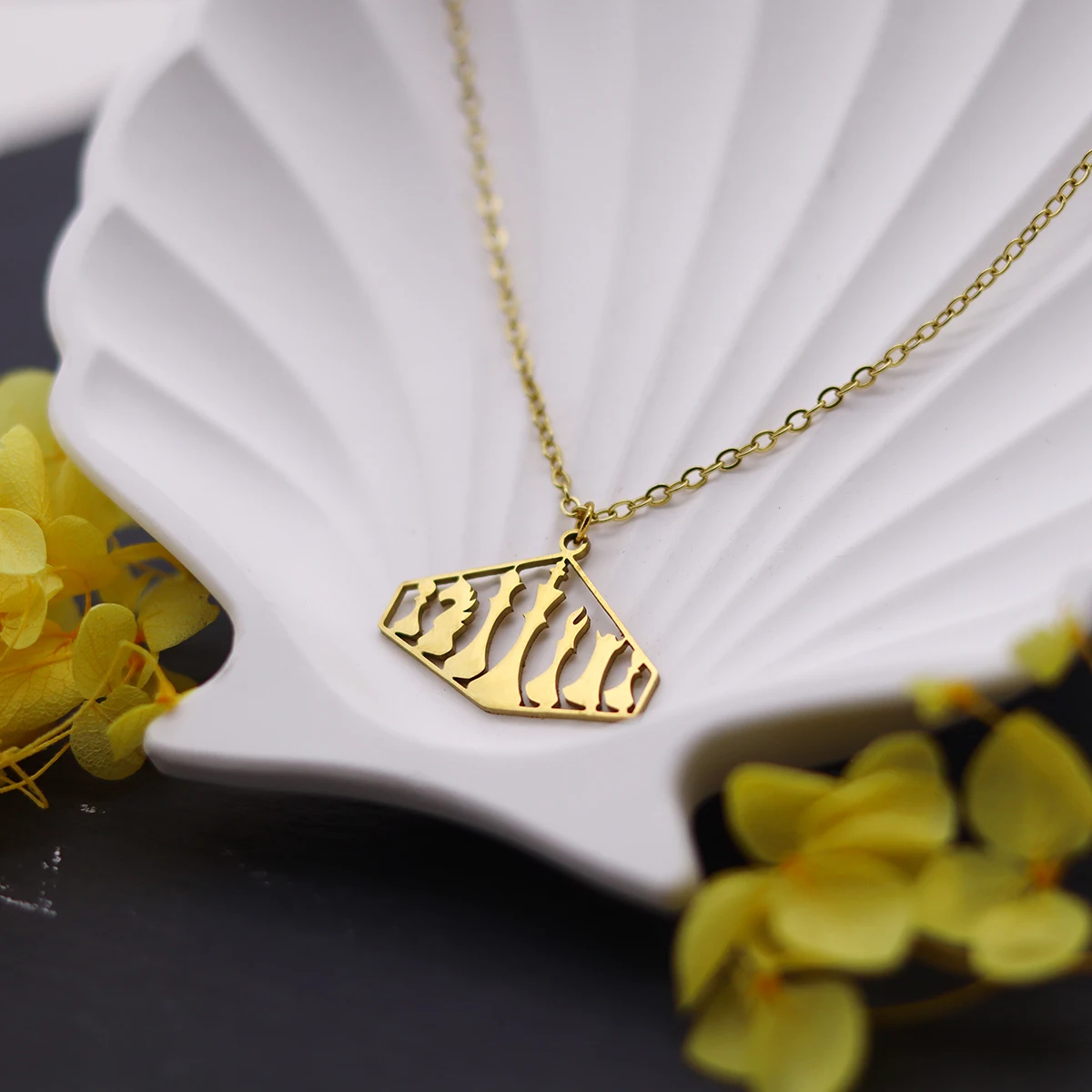 Stainless Steel Charms Chess Pieces Knight Bishop Pawn King Queen Rook Pendant Fit Necklace For Women Men Handmade Jewelry Gifts