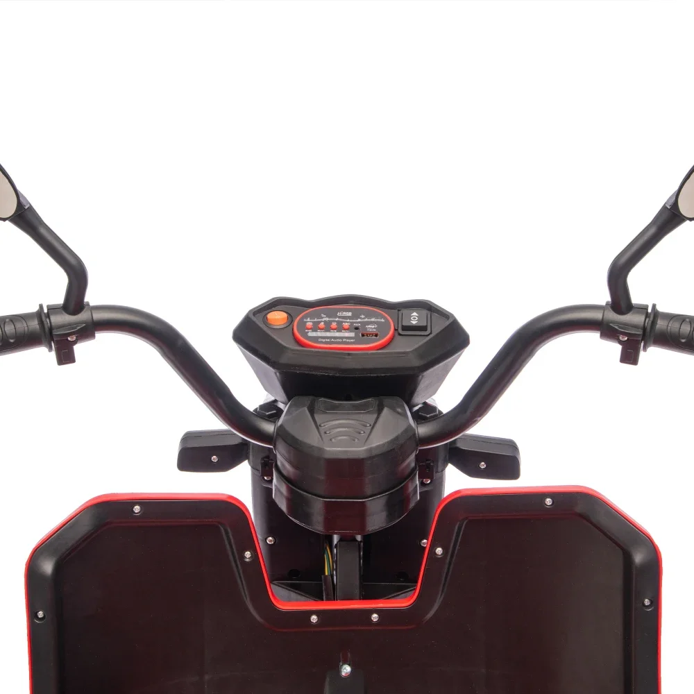 12V Kids Electric 3-Wheel Cargo Truck, 2WD Ride On Trike with LED Lights, Music, Large Storage, Long Battery Life, for Ages 3-6