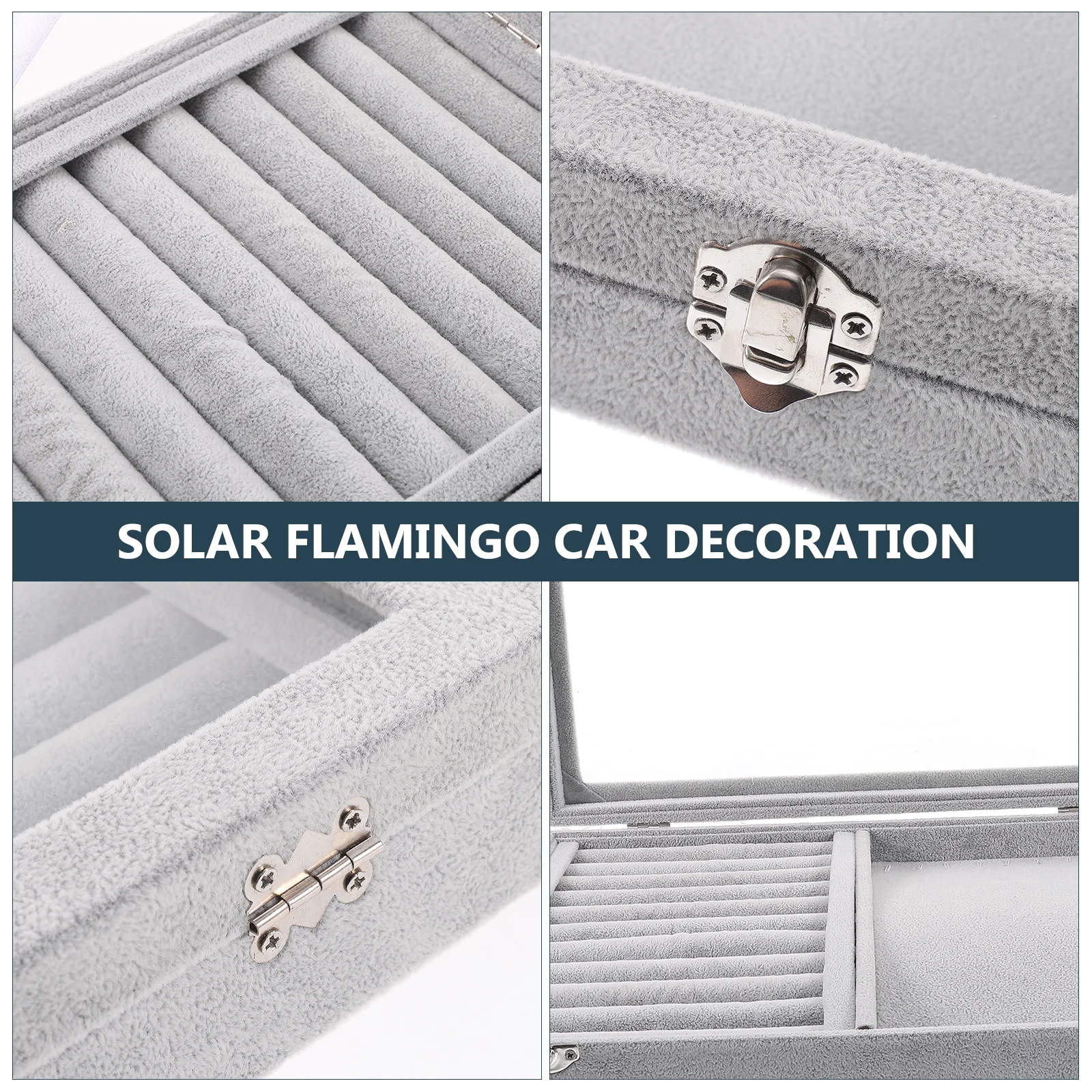 

Clear Lid Rings Organizer Box Jewelry Tray Stackable Earring Storage Case Elegant Home Decor Display Display Case