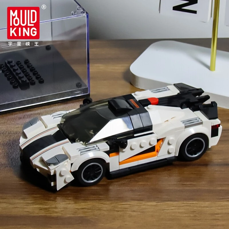 

Mould King Mini Luxury Car Series Building Blocks Kit 27081 Cool Sports Car with Display Box Assembly Bricks Toy Kid Xmas Gifts