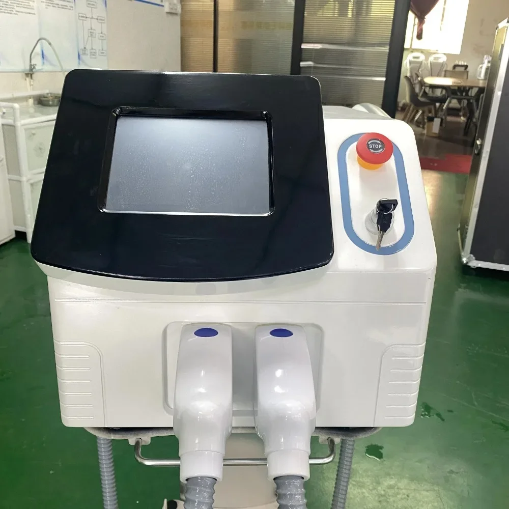 Machine d'épilation au laser à diode IPL OPT, instrument d'épilation de beauté, laser picoseconde pour enlever les pigments de tatouage, 2 en 1