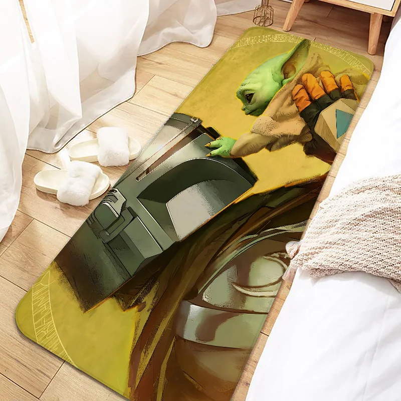 The M-mandalorians Door Mat Entrance Non-slip Doormat Washable Kitchen Carpet Living Room Hallway Rugs Bathroom Bath Door Mats