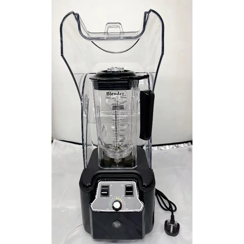Airo High Speed Power 3.35HP With Soundproof Cover Blender 2500 Watt 2.2 Ltrs Commercial Smoothie Blender Machine view 3
