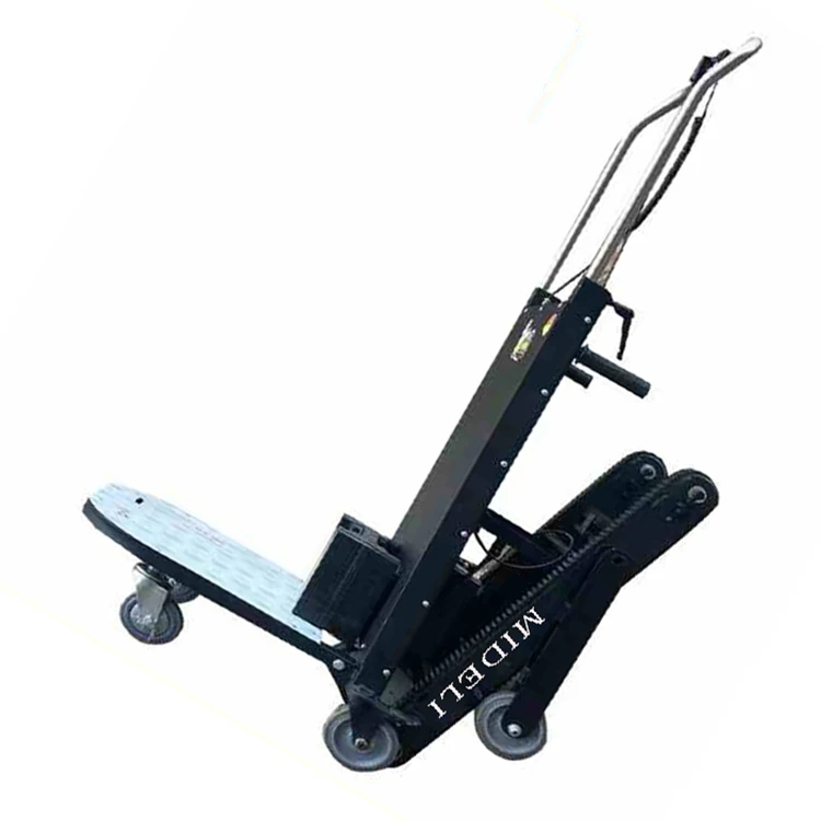

Powered Stair Climber 300kg Powered Hand Truck Stair Climbing Crawler Luggage Trolley Tracking Stair Climbing Trolley