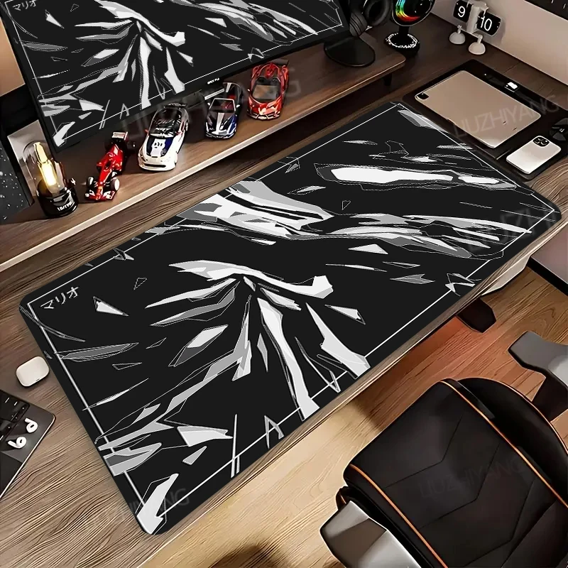 

Hot Sell Large Gaming Mouse Pad XXL Abstract Art Computer Cushion 900x400 Keyboard Desk Non-Slip Rubber Locking Edge Mpusepad