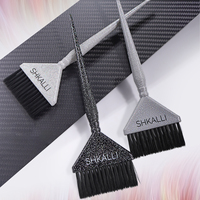 3pcs/set Glitter Balayage Brush Salon Coloring Tool Hair Highlight Color Extra Wide Brush Dye Large Hairbrush Hairdresser 1839