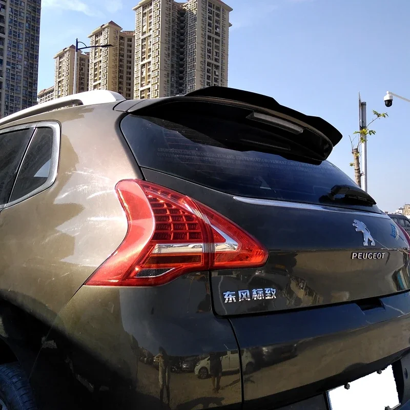 

Задний спойлер на крышу для Peugeot 3008 2014-2018 ABS глянцевый черный/цвет углеродного волокна