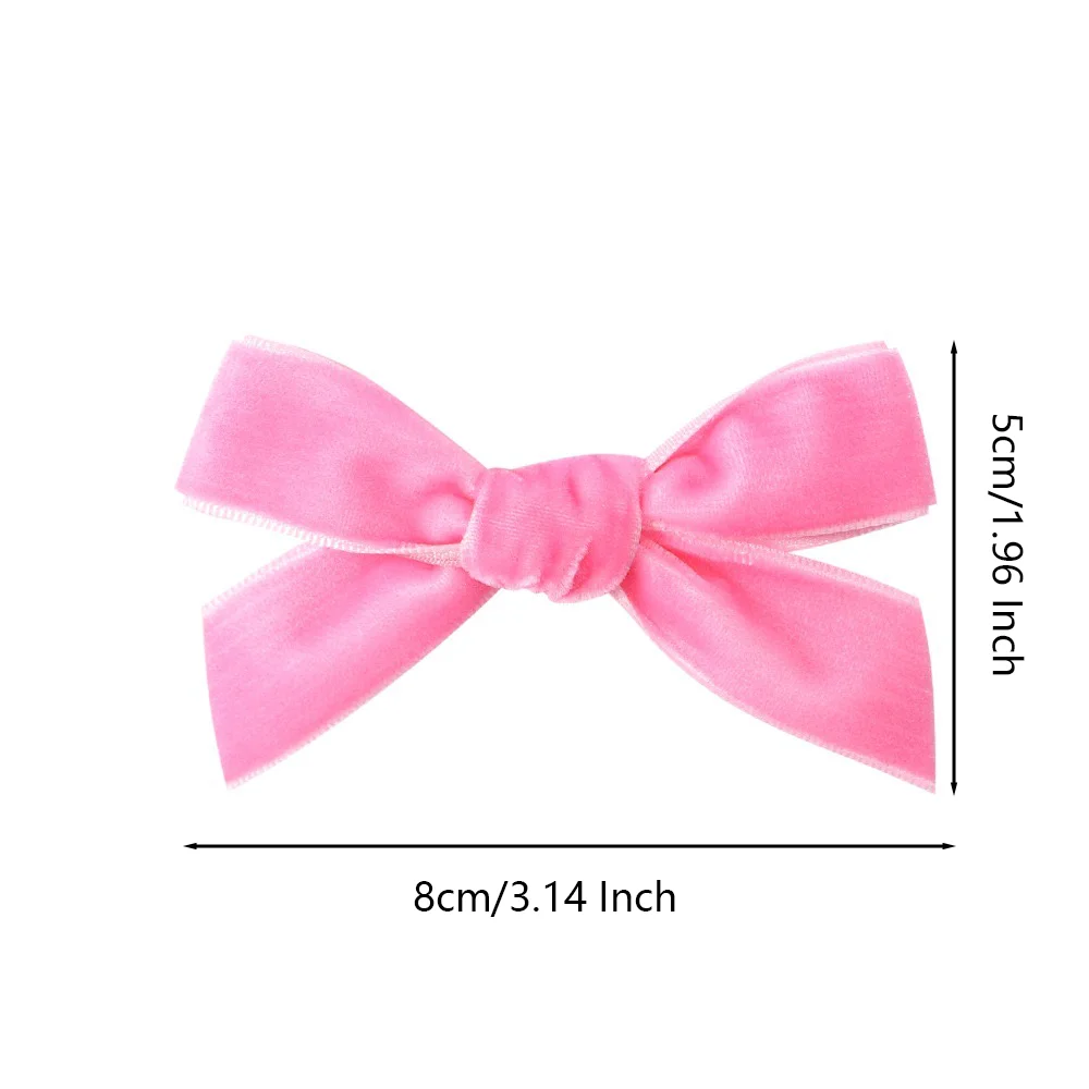 2 stks/set Nieuwe Pluis Leuke Bows Baby Haar Clips Snoep Kleur Meisjes Prinses Haarspelden Haarspeldjes Kinderen Haaraccessoires Gift