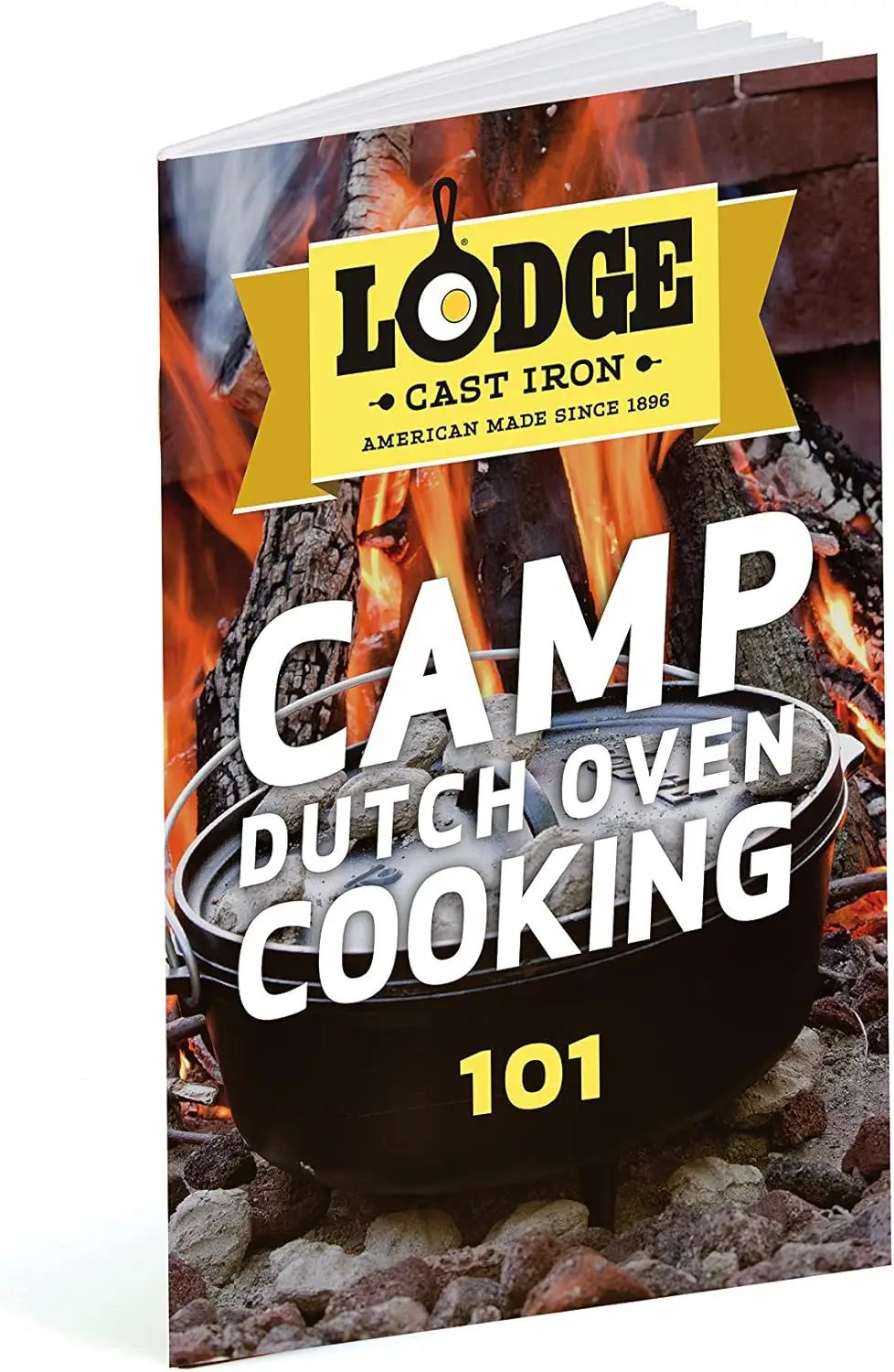 L12CO3BS Boy Scouts of America Horno holandés de campamento de hierro fundido, preazonado, 6 cuartos, negro