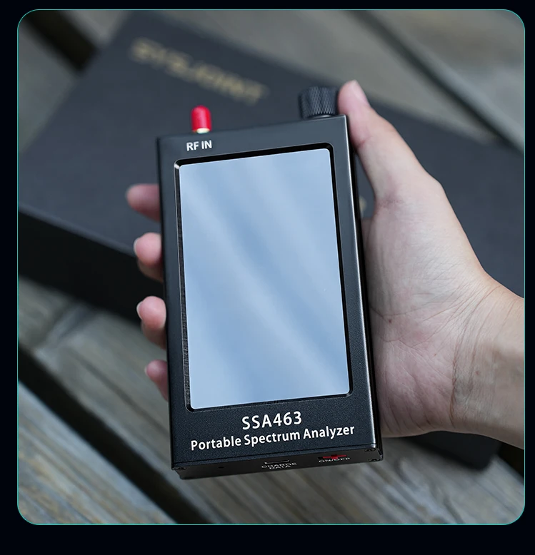 

2026 SYSJOINT SSA463 Portable 35MHz-6.3GHz Spectrum Analyzer Meter Tester 4.3inch Display Battery