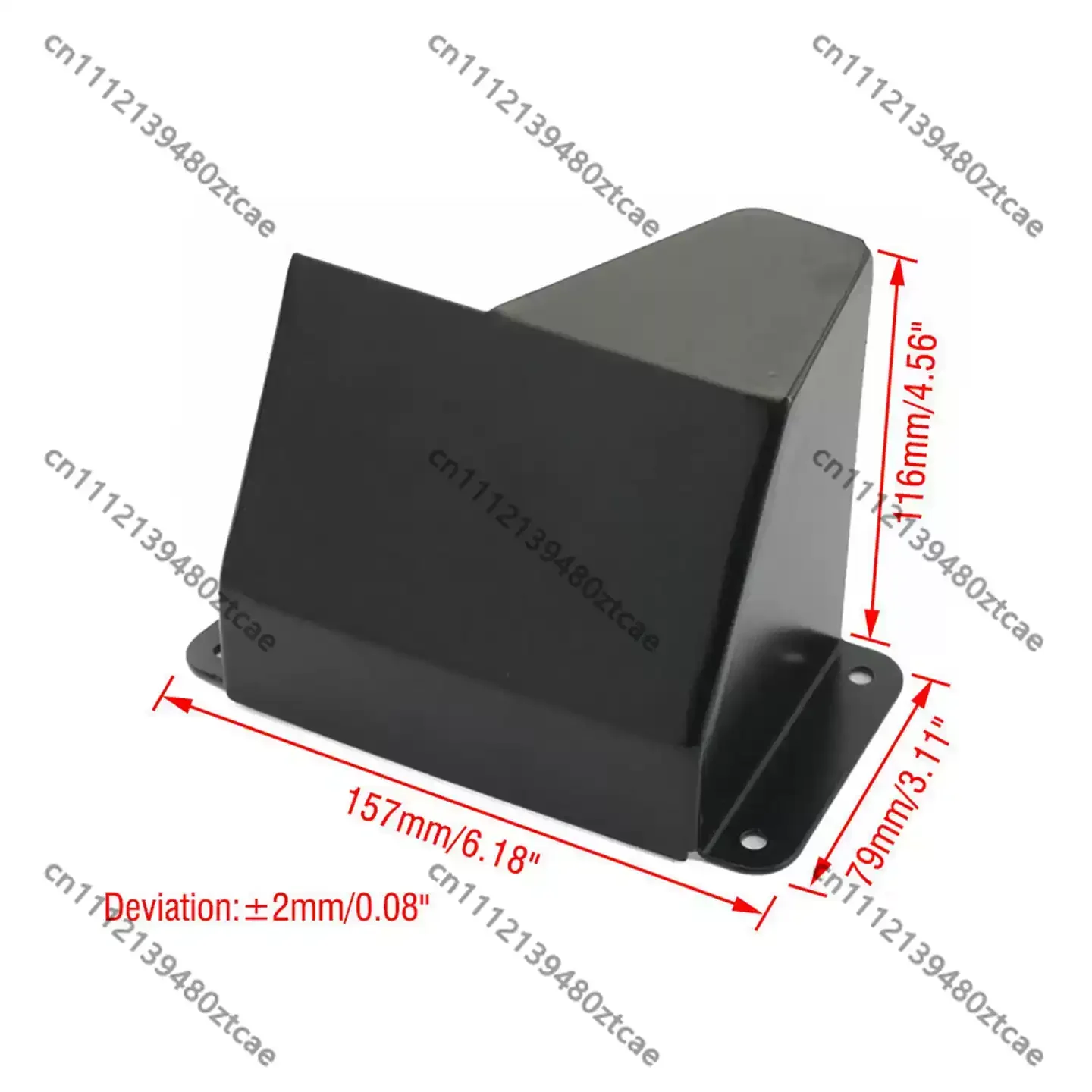 Automobile Engine Spare Parts Air Intake Guide Plate Heat‑Resistant Protective Heat Shield Baffle Assembly