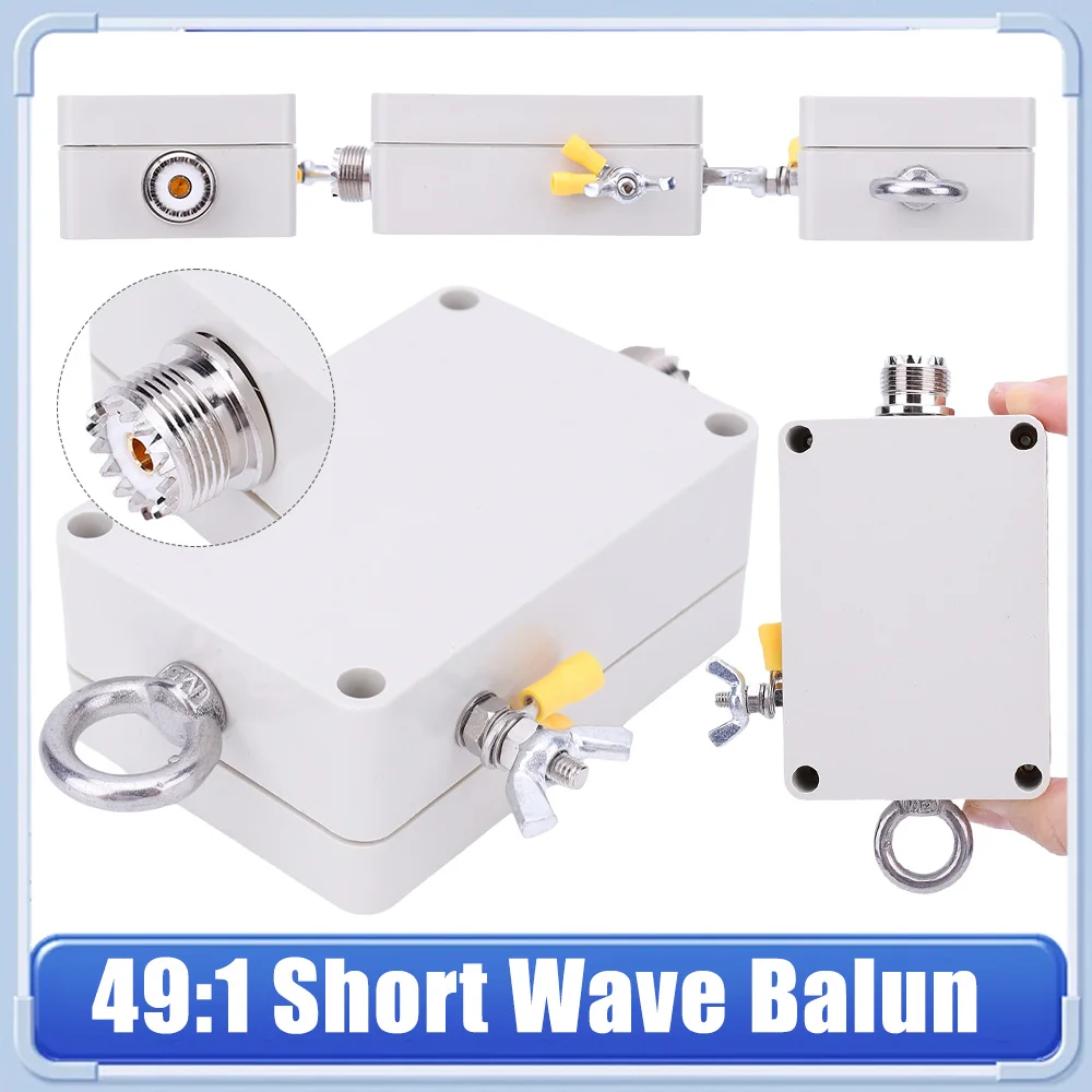 

49:1 Ham Radio Balun XR-011 Коротковолновый балун 100WPEP Четырехдиапазонный 5-35 МГц с концевой подачей Полуволновая антенна EFHW Балуны для HF Коротковолновая антенна