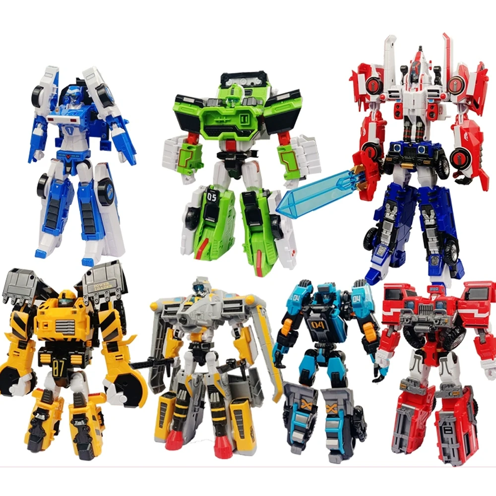 Nuovo Tobot Deformazione Auto Action Figure WILDCHIEF TACHYON JETTHUNDER Trasformare Combinato Mecha Robot Brothers Tobot L Veicolo Giocattolo