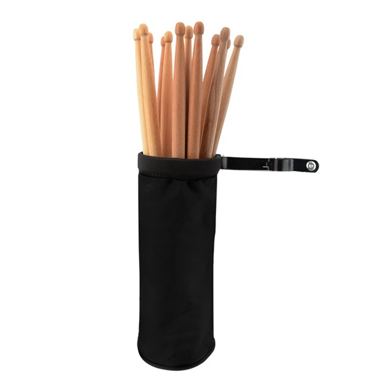 Nylon Container Bag, Drum Stick Holder Drumstick Bag For Drum Set Clamp On Stick Holder Bag Container