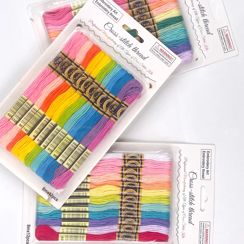 12 unidades/juego de hilo de b - Embroidery Craft reseña y precio