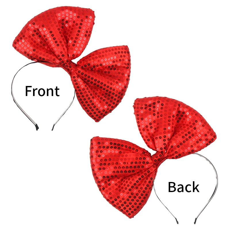 2024 Cute Large 9.6IN Bow Headband For Girls Princess Birthday Party Hairband Festival Cosplay DIY Hair Accessories