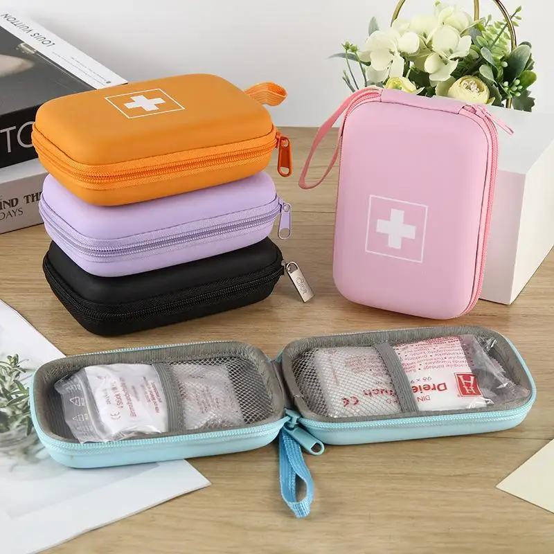 Large Capacity Waterproof Portable Medicine Travel Bag Lightweight Durable Medical Storage Pouch for Family Outdoor Trip