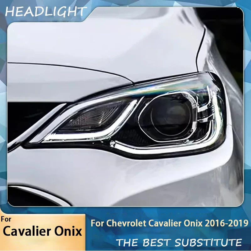 Car styling For Chevrolet Cavalier Onix 16-19 Car front lamp Headlight assembly DRL daytime running light turn signal headlamp