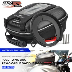 Motorcycle Fuel Tank Bag For DUCATI MONSTER 937 950 821 797 1200 S R Plus 2024 Tanklock Multi-function Bags Luggage Storage