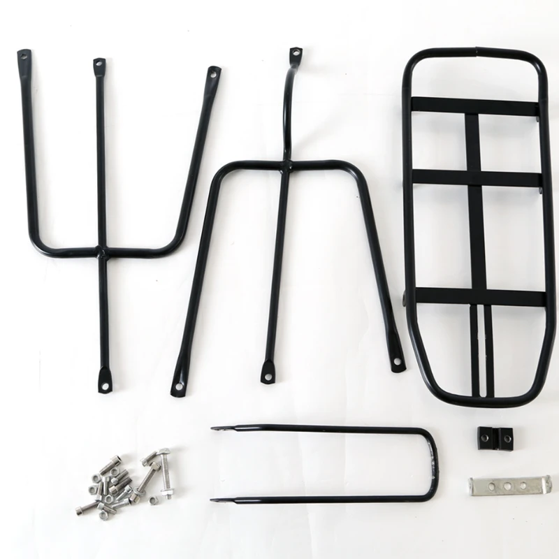 1 Pcs Mountain Bike Rear Seat Split Shelf Hanger Thickened For Disc V Brake Bicycle MTB Storage Rack Accessories