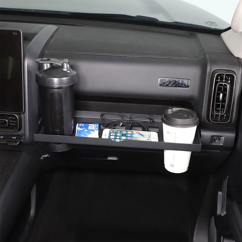 

For Great Wall Haval H9 2024 2025 Car Co-pilot dashboard Expansion Storage Rack Cup Holder Organizer Tray Interior Accessories