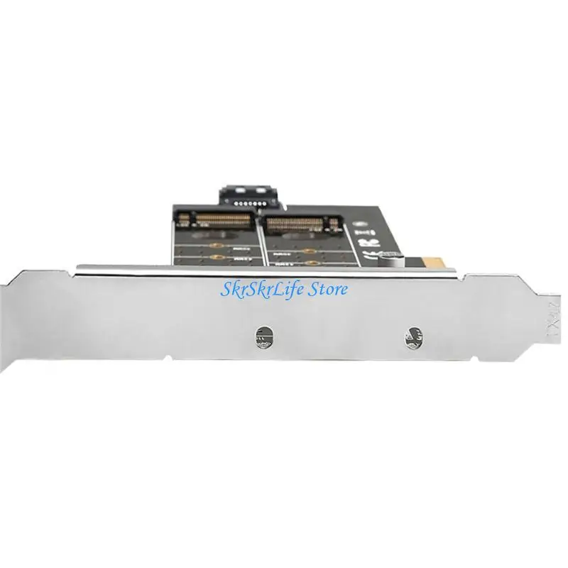 

E65E M.2 NVMe SSD NGFF To PCIE Adapter M-Key/ B-Key 30-110mm SSD Card PCI-eX4 X16
