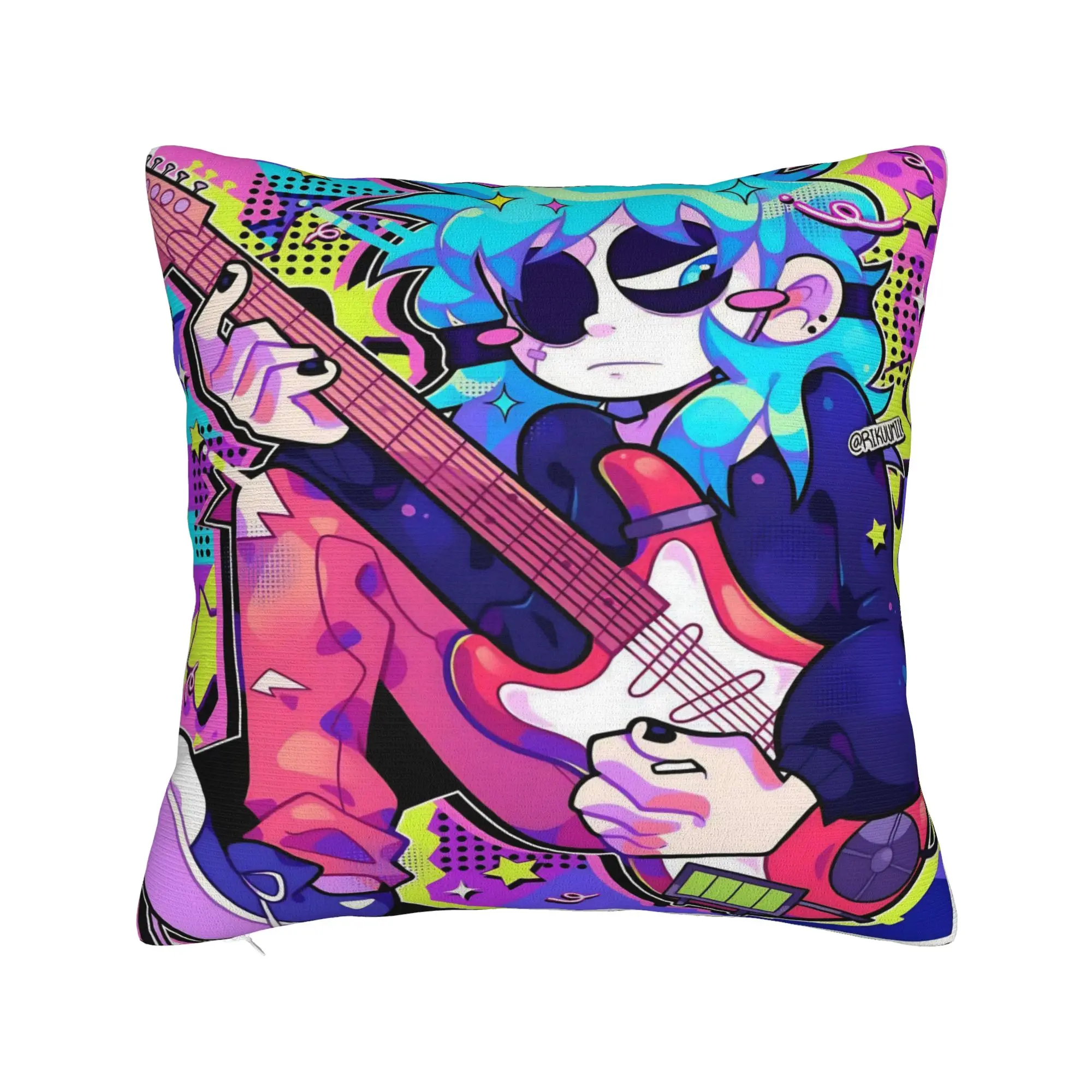 Stylish Seat  Sally Face Sal Fisher Indie Decoration Pillowcase Merch  Pillow Covers Zipper Multiple Sizes